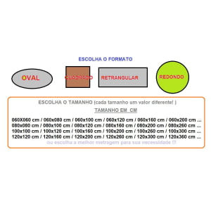 TAPETE FORMATO PASSADEIRA DE VINIL GOLD 10MM KAPAZI