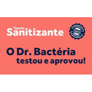 TAPETE SANITIZANTE kapazi 38X50cm BORDA 5CM vinil preto higienizador contra vírus, bactéria e fungos TKSO103