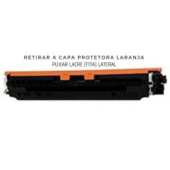 CARTUCHO TONER COMPATÍVEL PARA HP CE310 CE-310 126A CF350 CF-350 130A PRETO CP1025 MFP M176 MFP M177