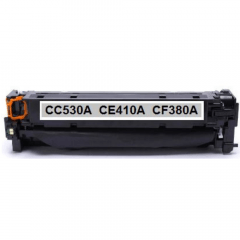 Cartucho Toner Compatível para HP CF380A  CF 380 A  312A CE410A CE 410 A 305A CC530A CC 530 A 304A  PRETA F49J NOVO