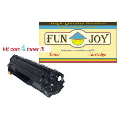 kit 4 Toner Compatível para hp CE285, CB435, CB436, CE 285A, CB 435A, CB 436A, 85A, 35A, 36A P1005, M1120, M1212, M1132, P1102, P1109