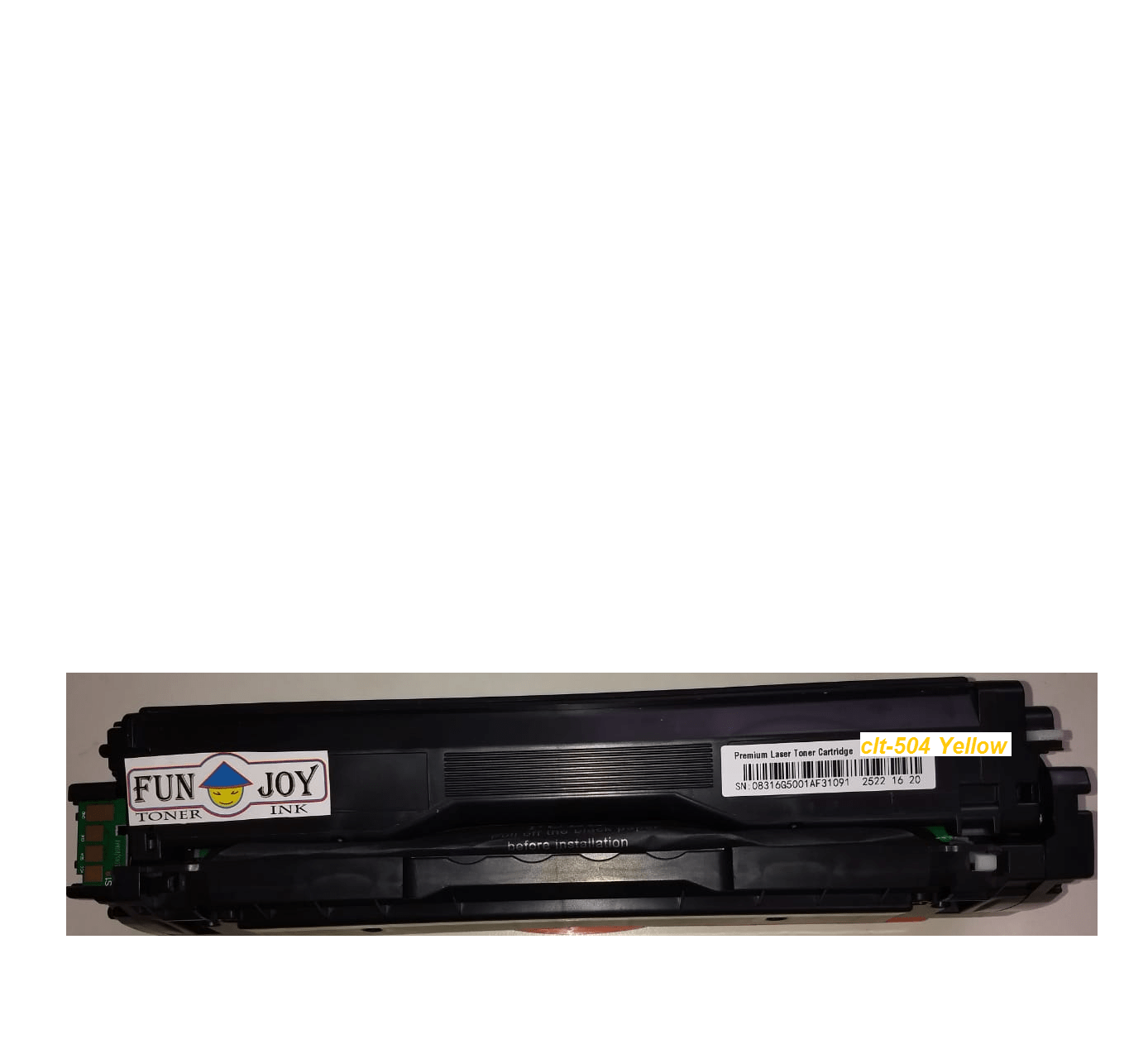 Toner Compatível Samsung CLT-Y504S CLT504S CLT504 504 Yellow (Amarelo) | CLP415NW CLX4195FN SL-C1810W CLP 415 CLX 4195 C 1810